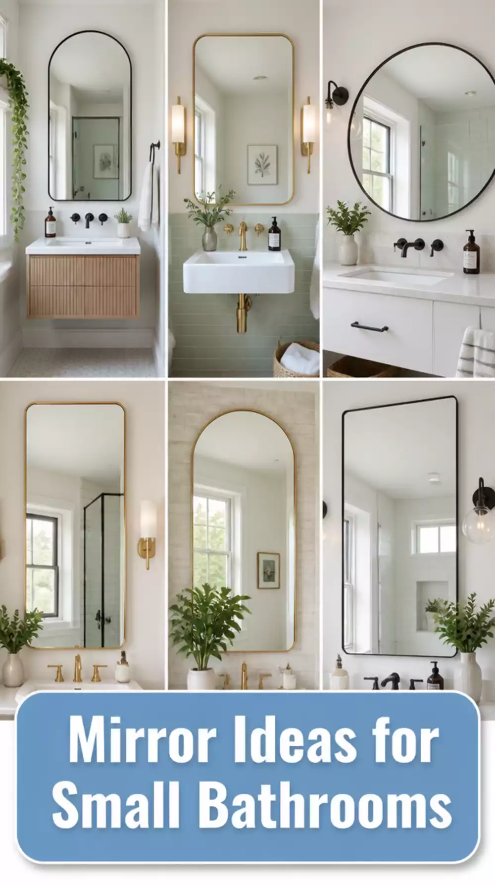 Studio Bathroom Large Mirror That Reflects the Bedroom and Doubles the Space
