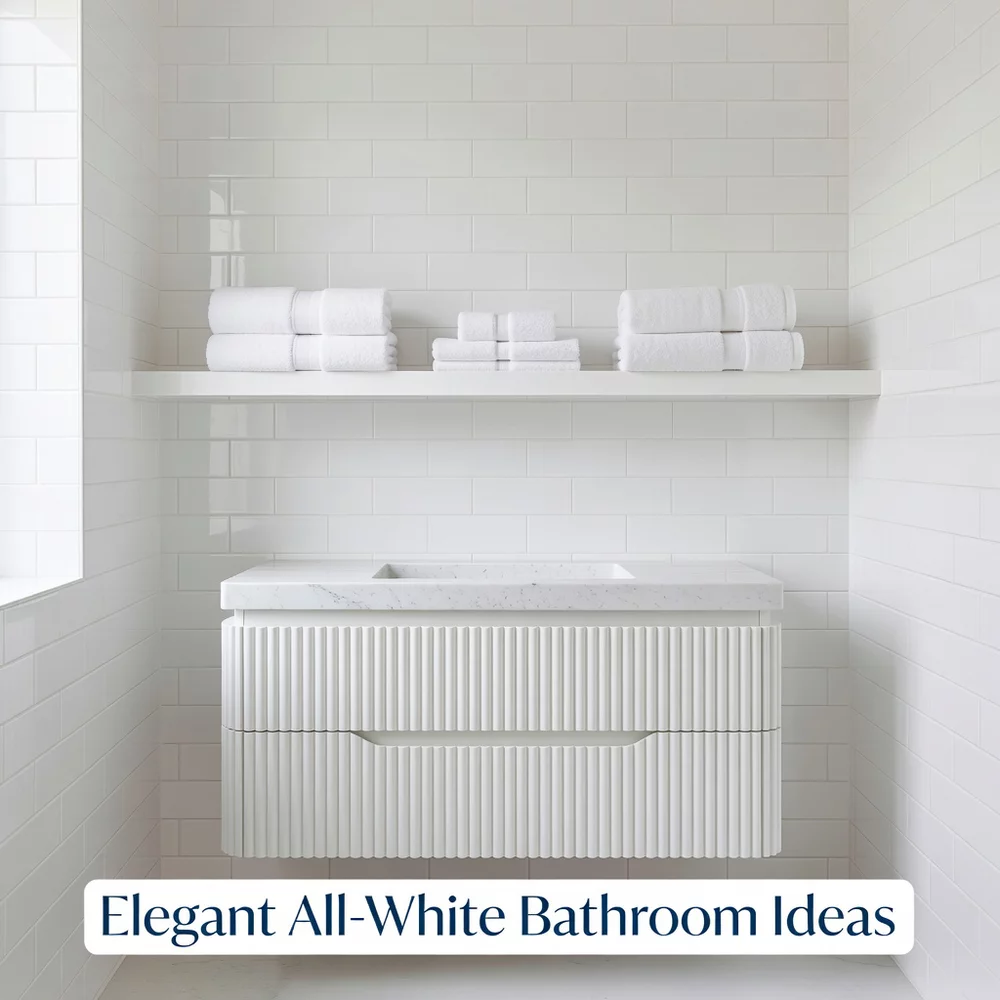 Elegant All-White Bathroom Ideas for Timeless Style
