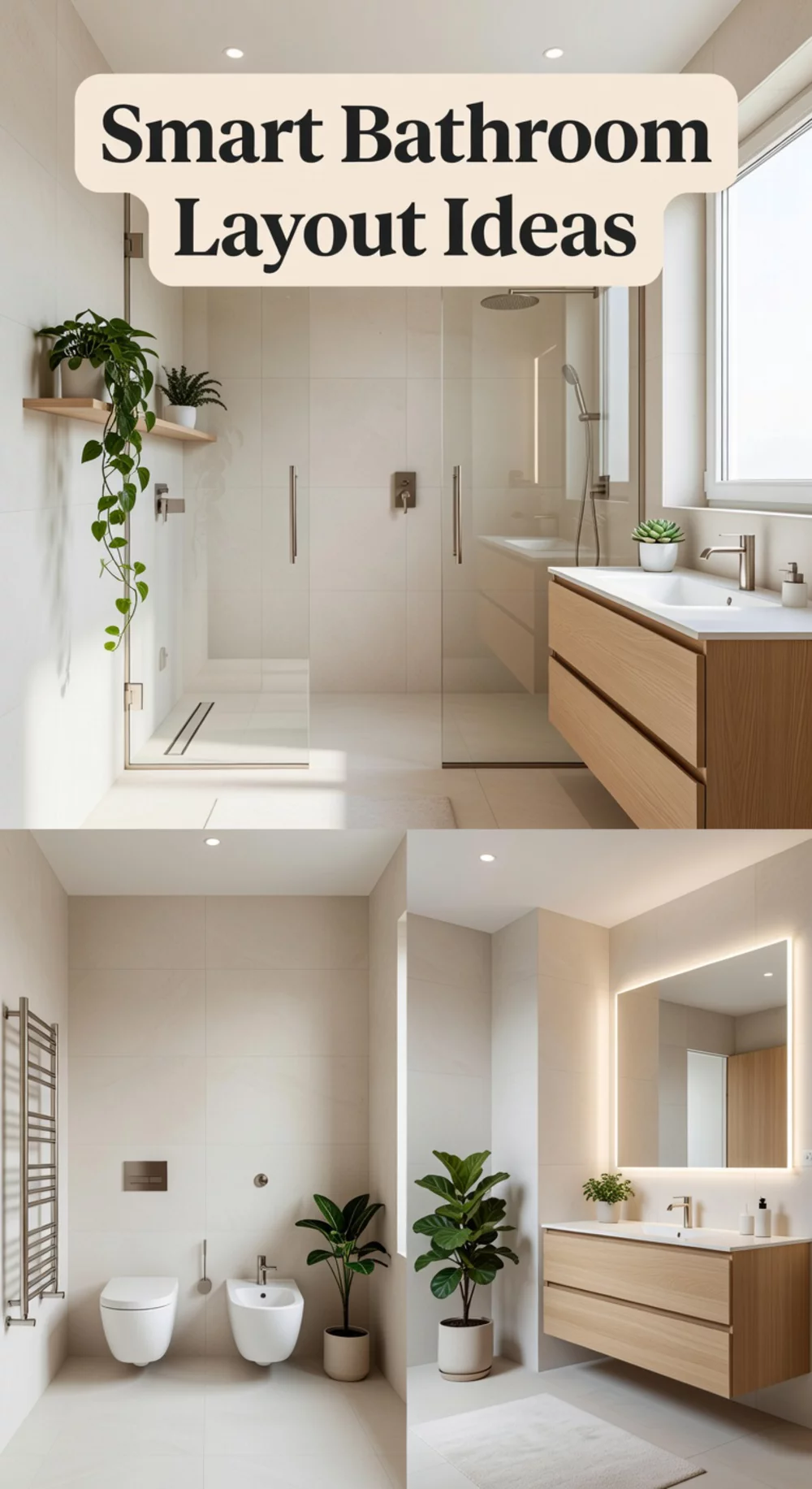 Smart Bathroom Layout Ideas for Space Efficiency
