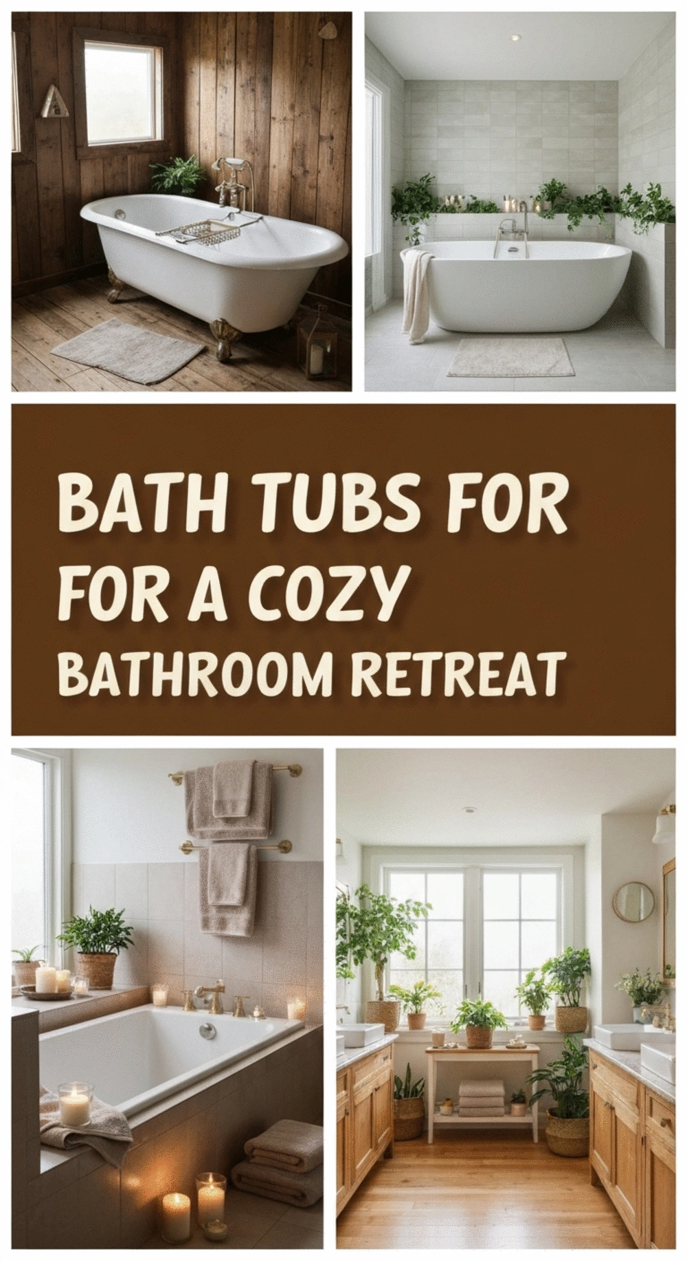 Choosing the Right Bath Tub for a Relaxing and Cozy Bathroom Retreat