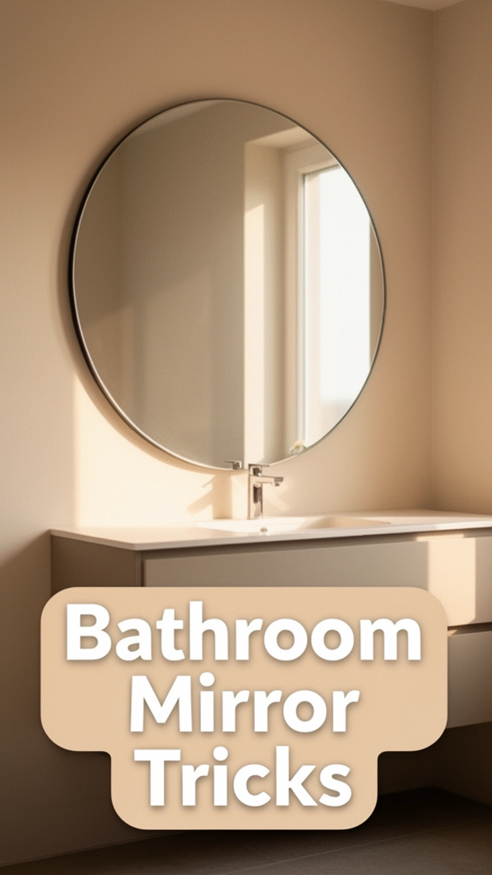 The Small Bathroom Mirror Trick That Doubles the Sense of Space