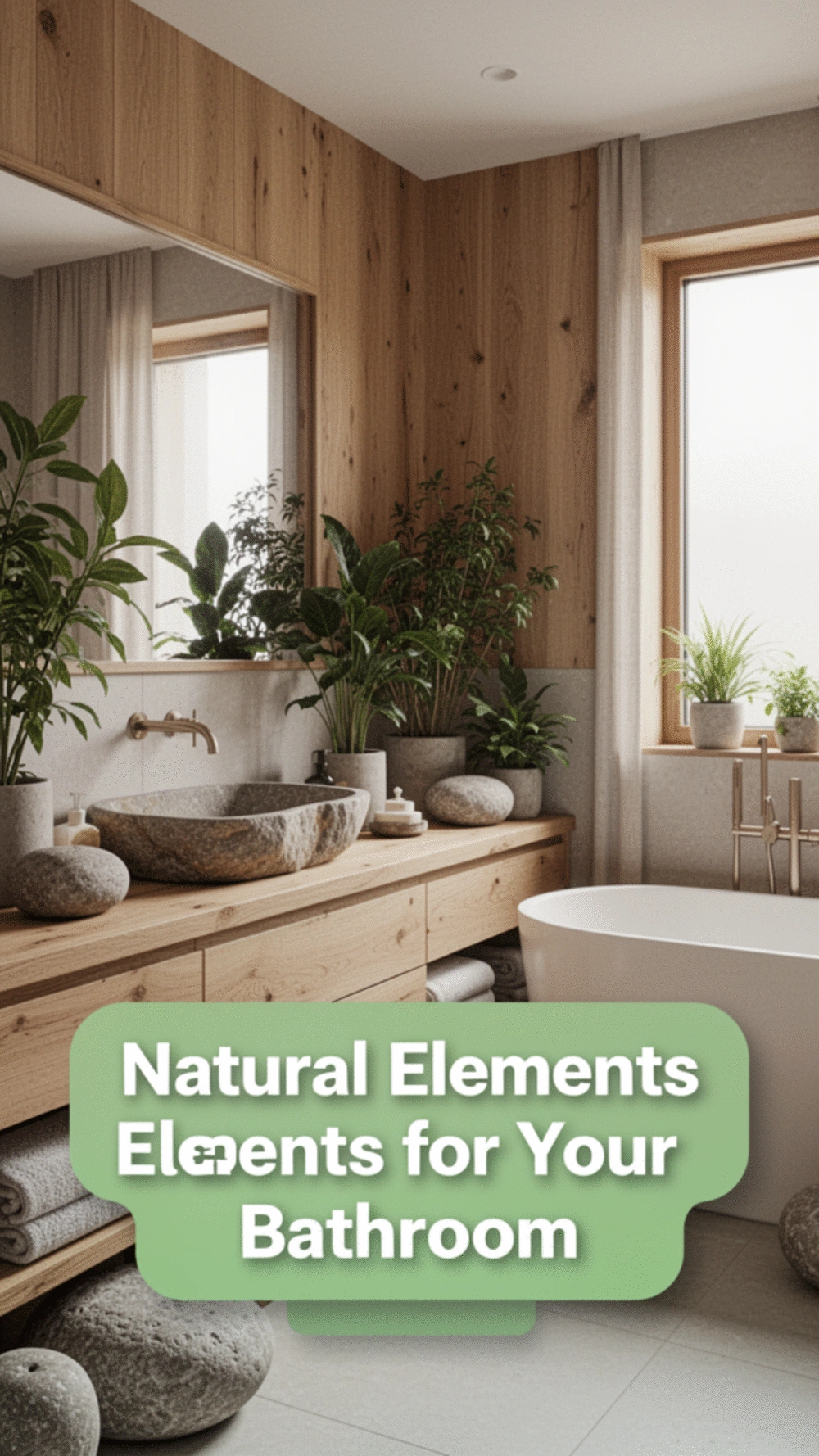 Transform Your Bathroom with Natural Elements for Serenity