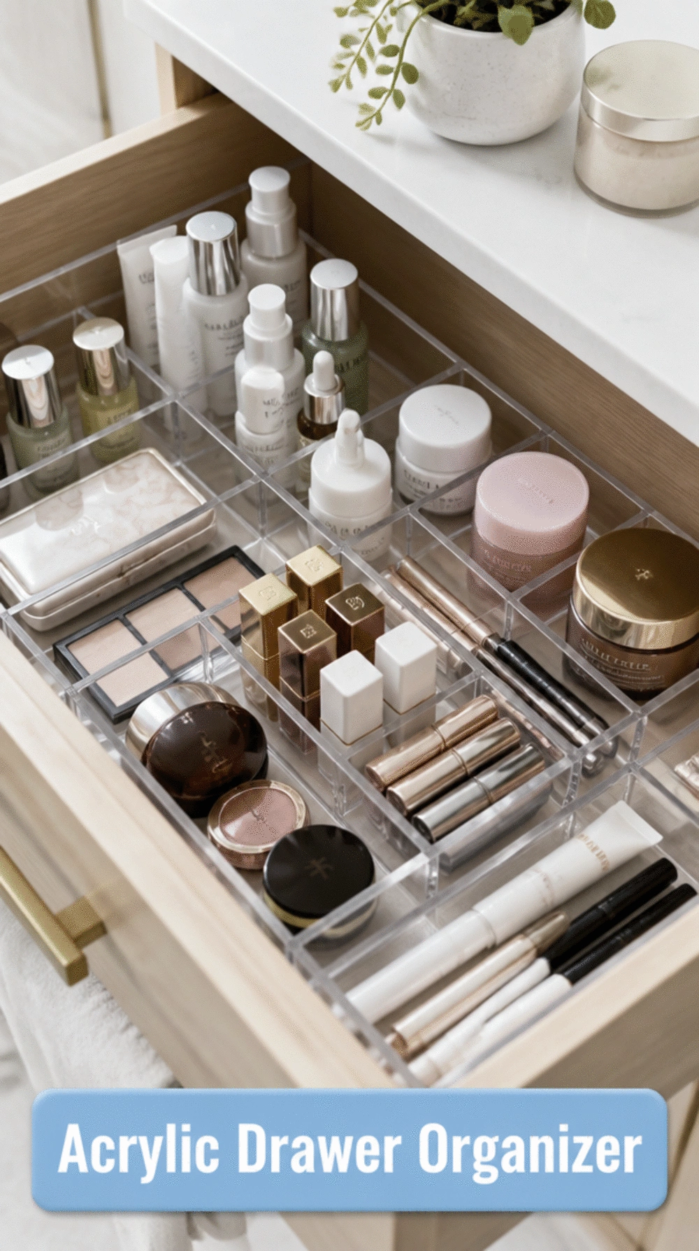 Bathroom Vanity Drawer Acrylic Divider Set That Separates Every Product Category