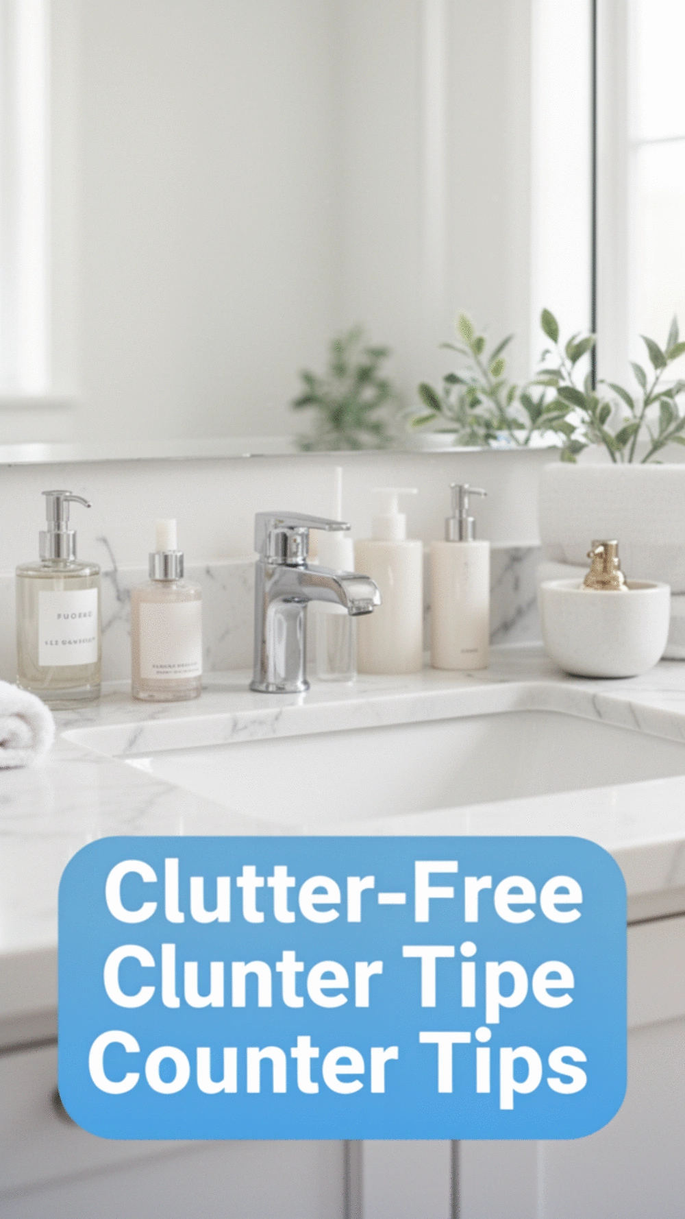 Essential Tips to Keep Your Bathroom Counters Clutter-Free for a Serene Space