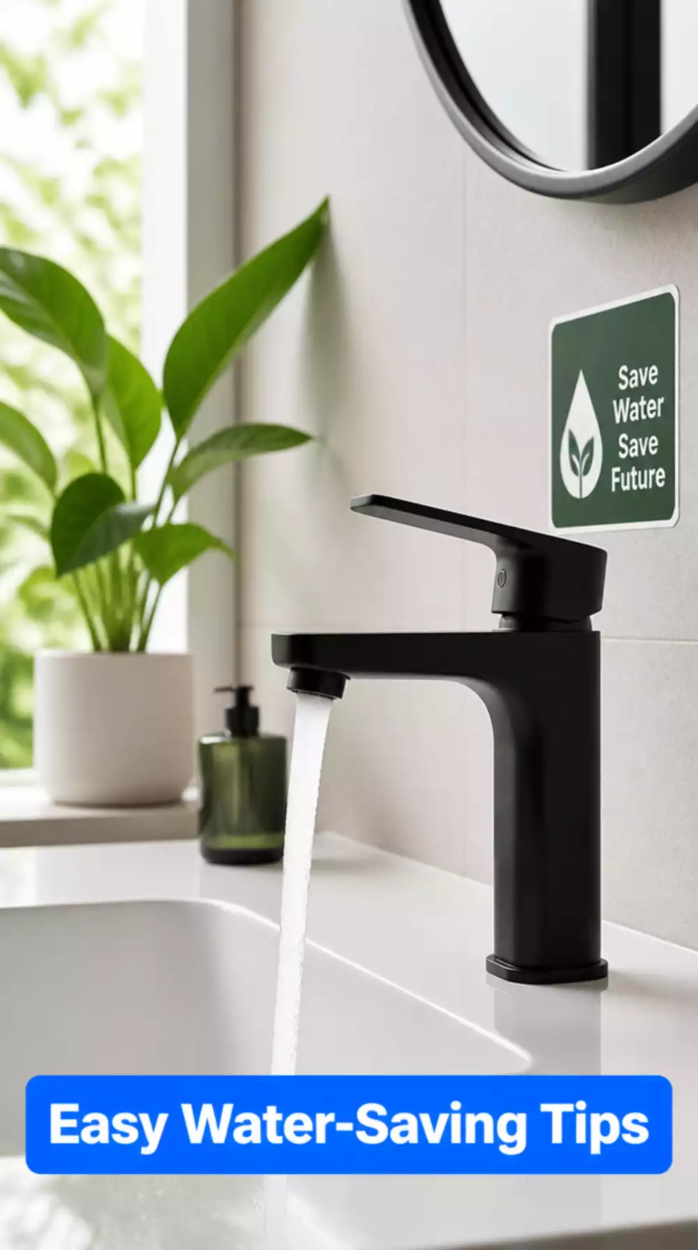 Bathroom Low-Flow Tap Aerator That Cuts Water Use Without a Plumber