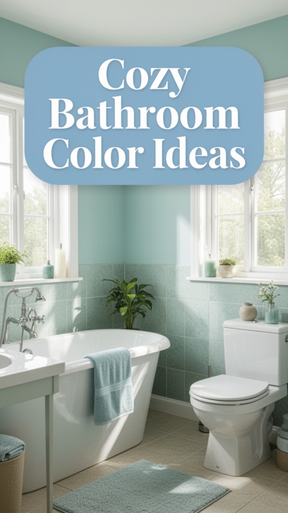 Create a Cozy Bathroom with a Calming Color Palette