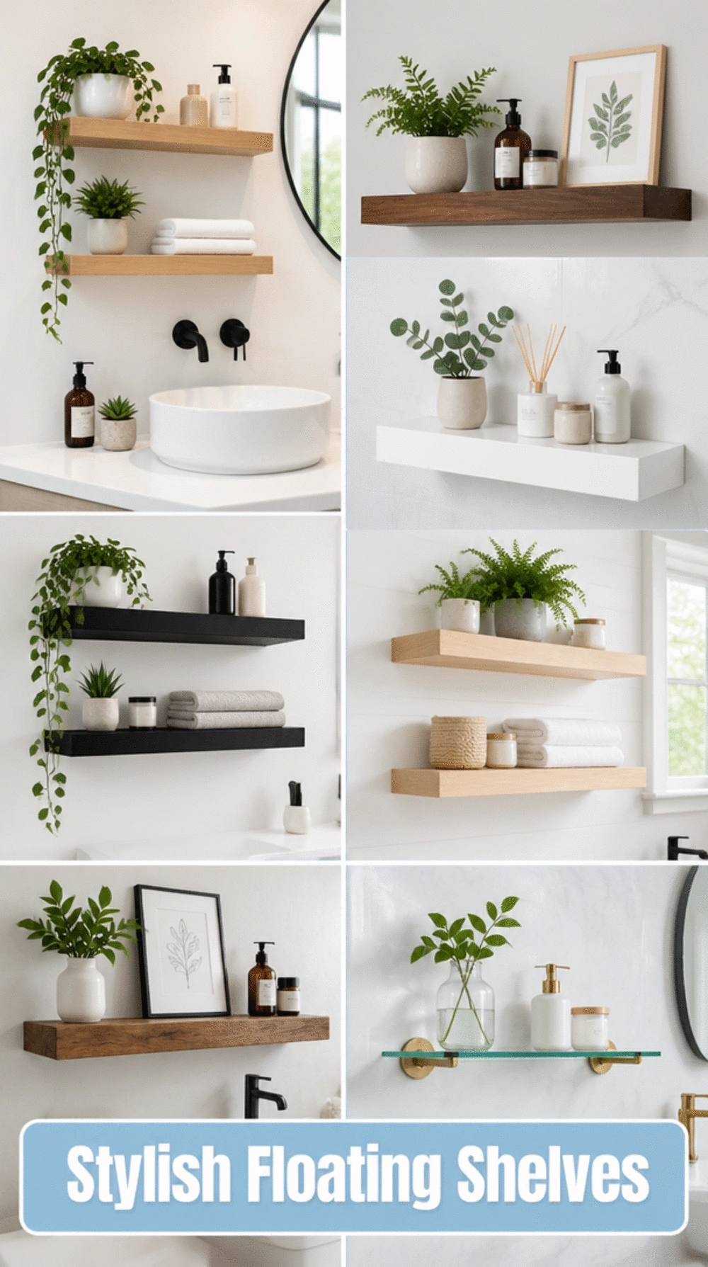 Slim Bathroom Floating Shelf That Adds Storage Without Visual Weight