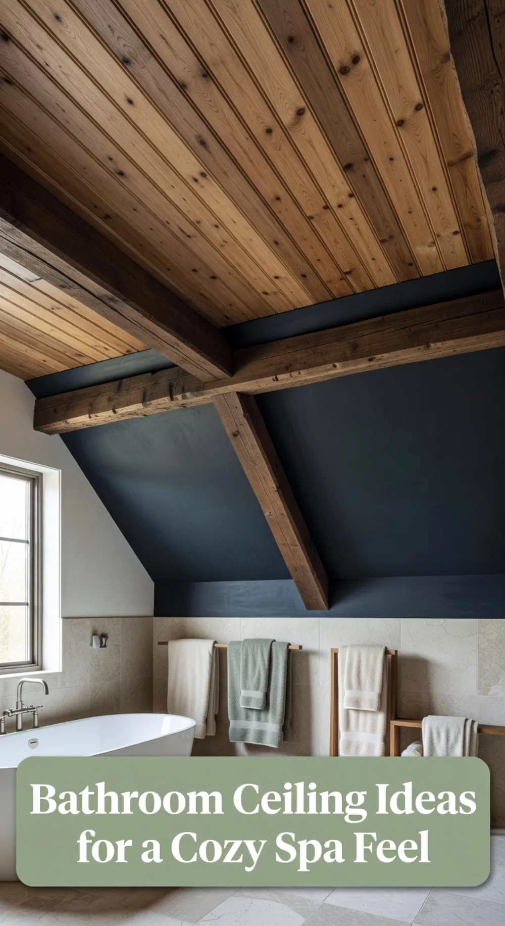 Bathroom Ceiling Ideas for a Cozy Spa Feel