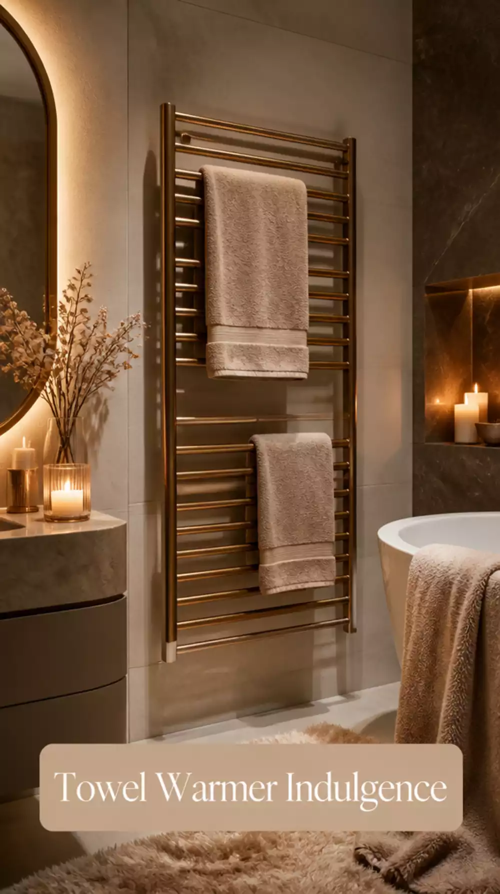 The Luxury Bathroom Towel Warmer Rail That Makes Every Exit Feel Indulgent
