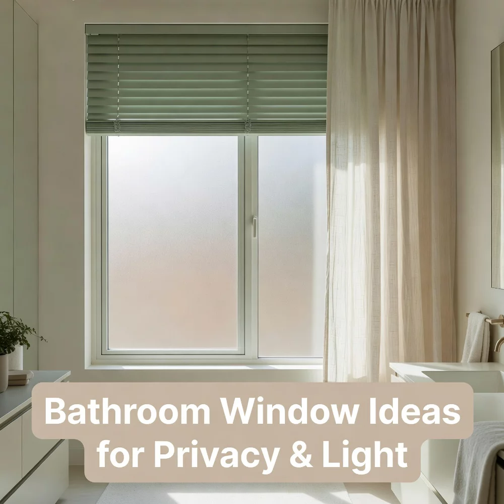 Bathroom Window Ideas for Privacy and Light