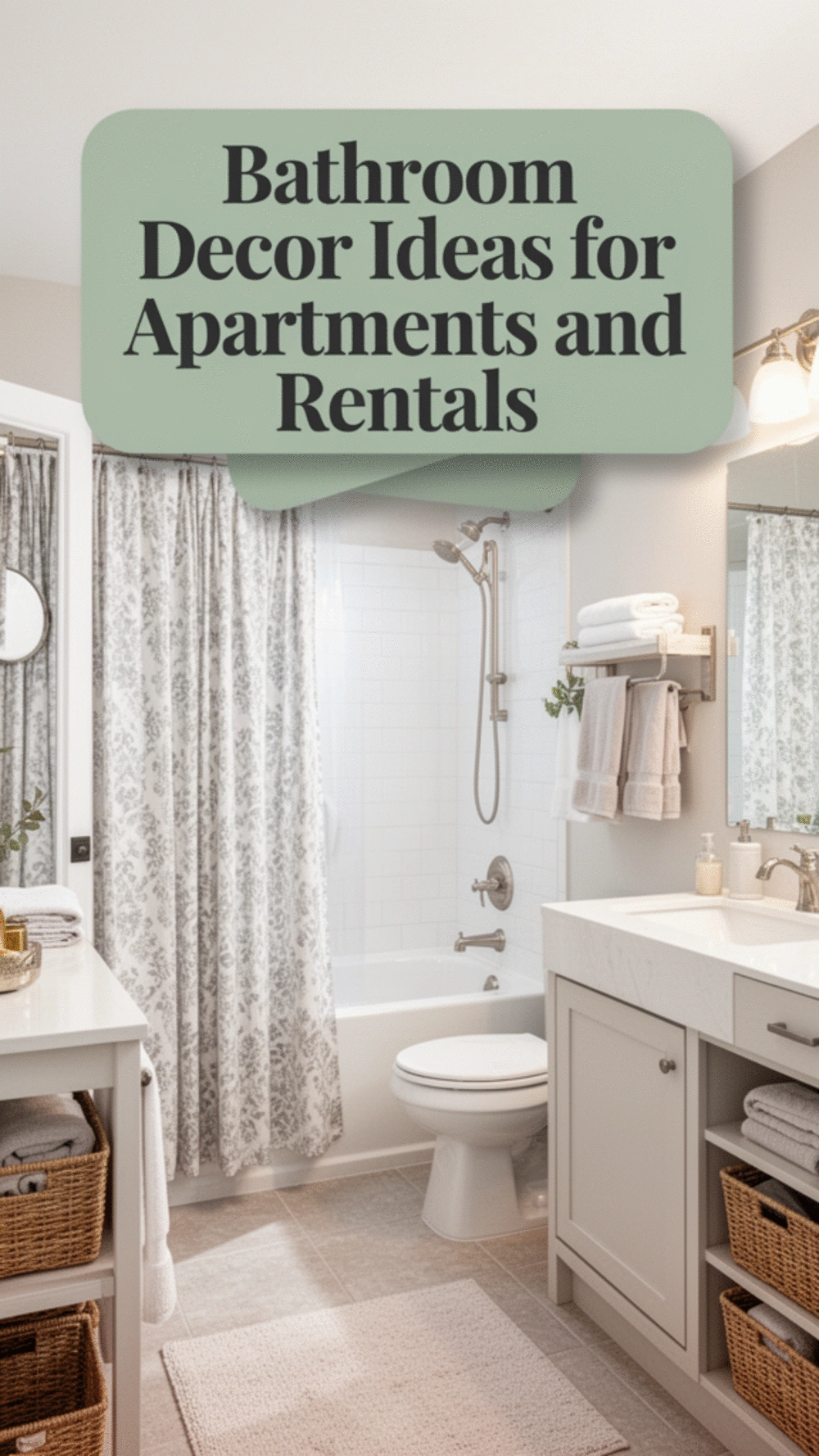 Bathroom Decor Ideas for Apartments and Rentals
