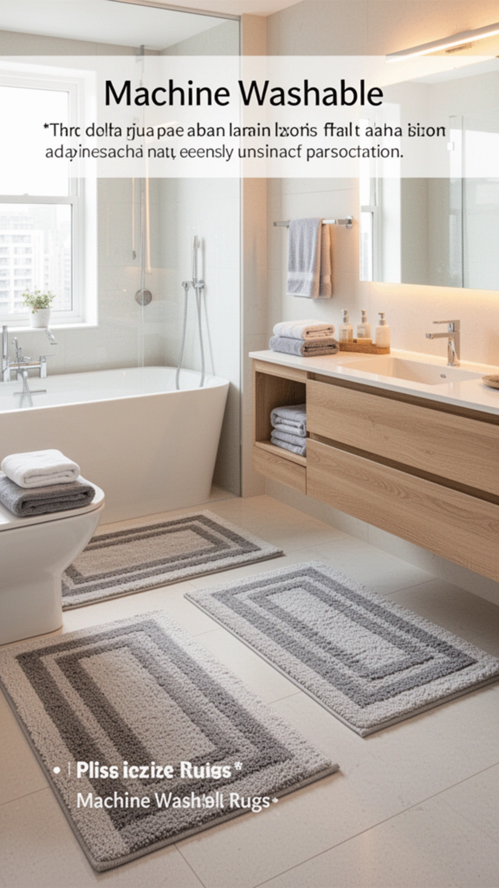 Machine Washable Bathroom Rugs: 5 Easy Care Options for Your Home