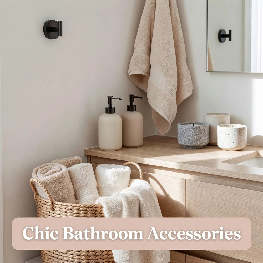 Chic Bathroom Accessories for a Styled Space