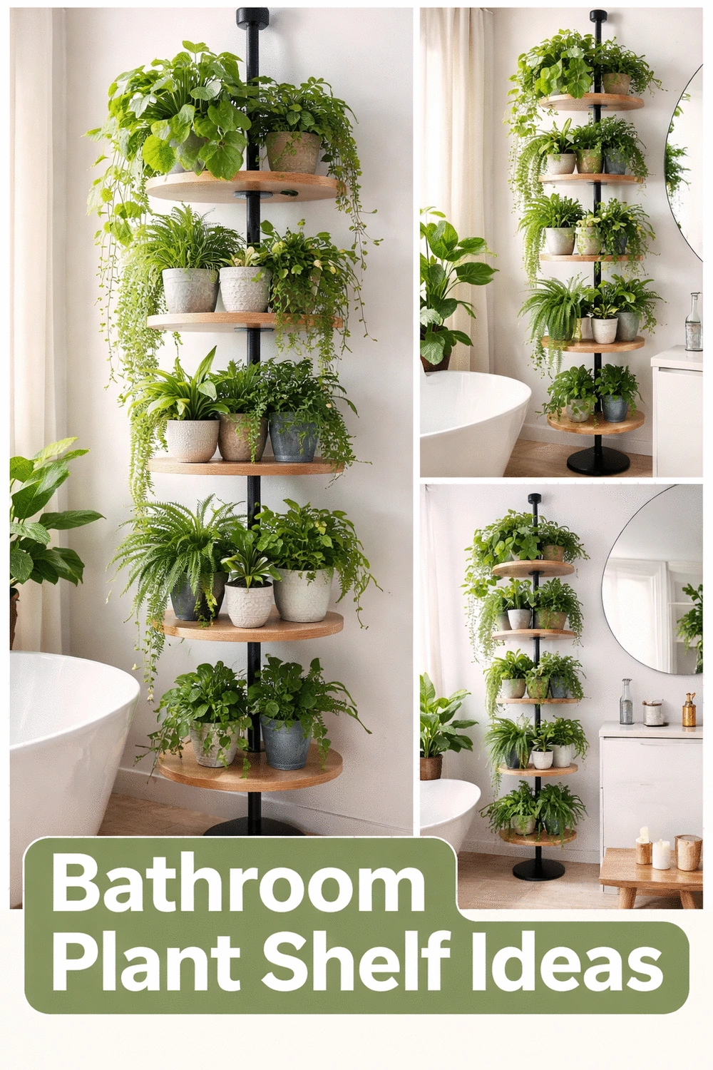 The One Bathroom Plant Shelf That Makes a Minimalist Space Feel Alive