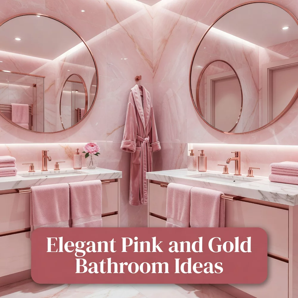 Elegant Pink and Gold Bathroom Ideas for Luxury