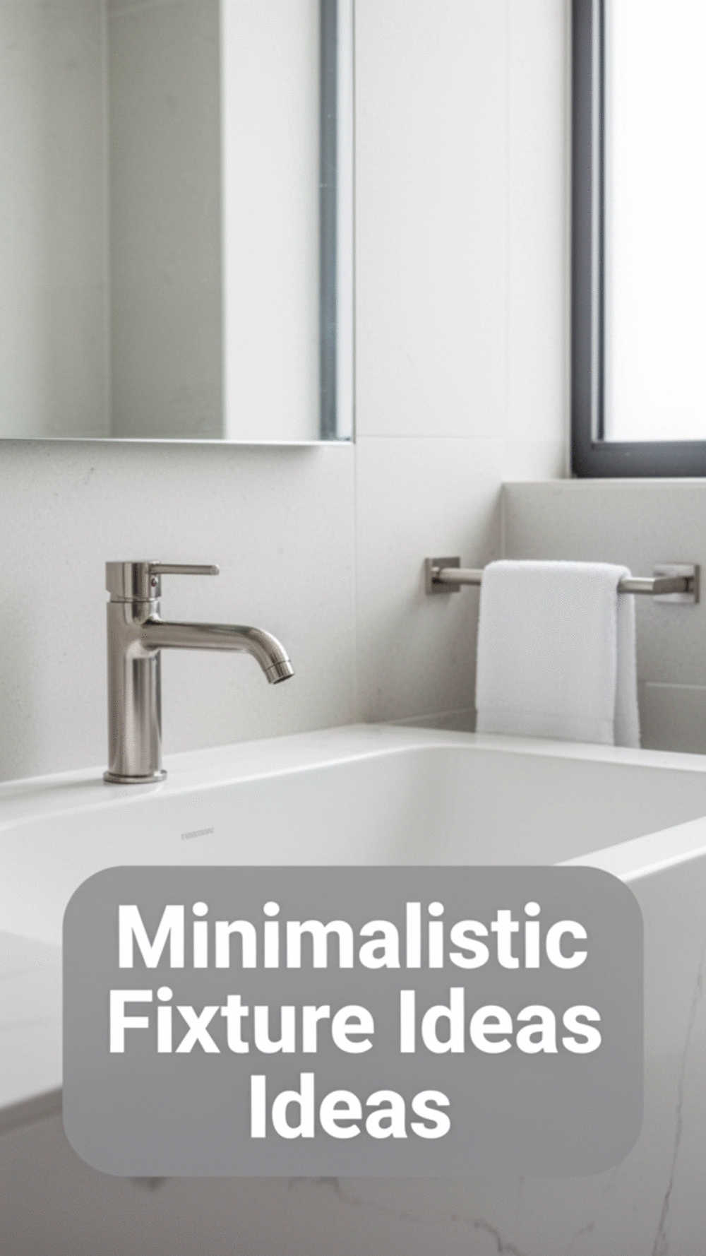 Transform Your Bathroom with Sleek Minimalistic Fixtures for a Modern Look
