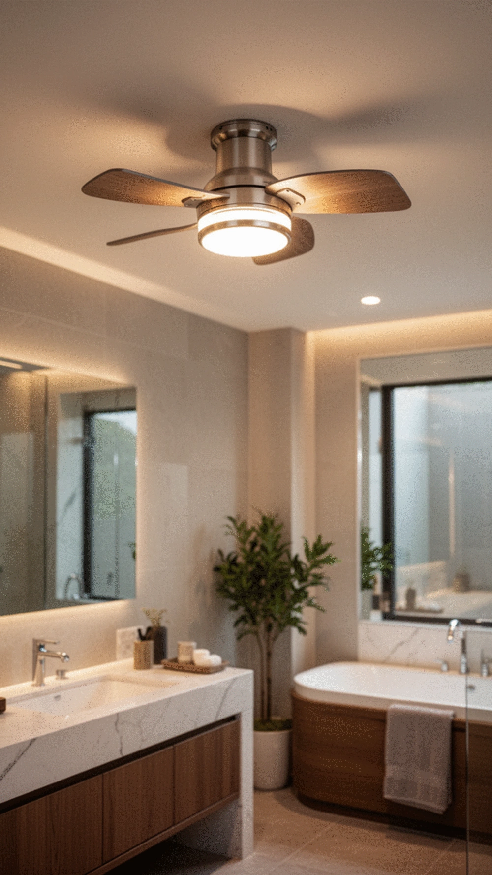 Stylish Exhaust Fans with Built-in Lighting for Modern Bathrooms