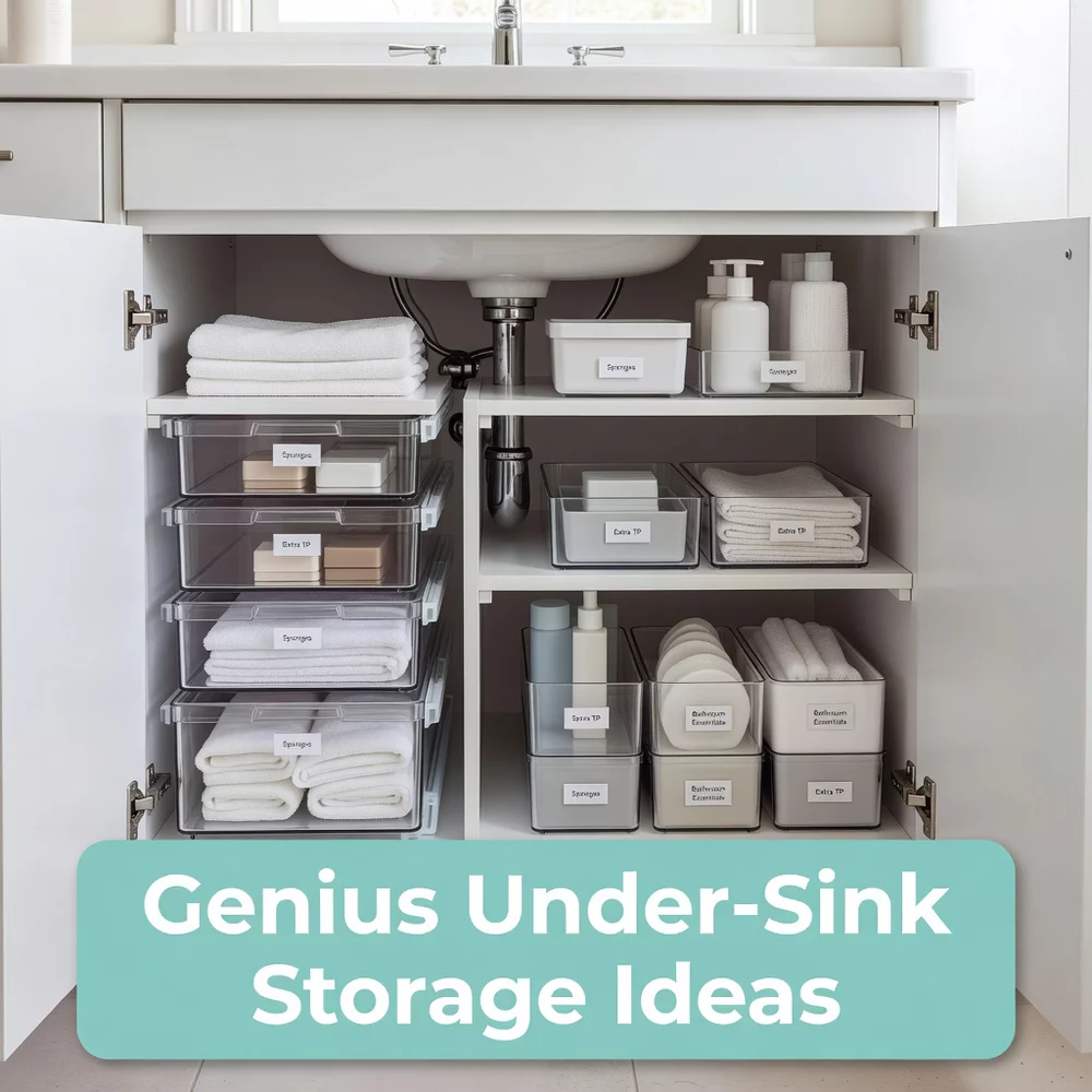 Genius Under-Sink Storage Ideas for Small Spaces