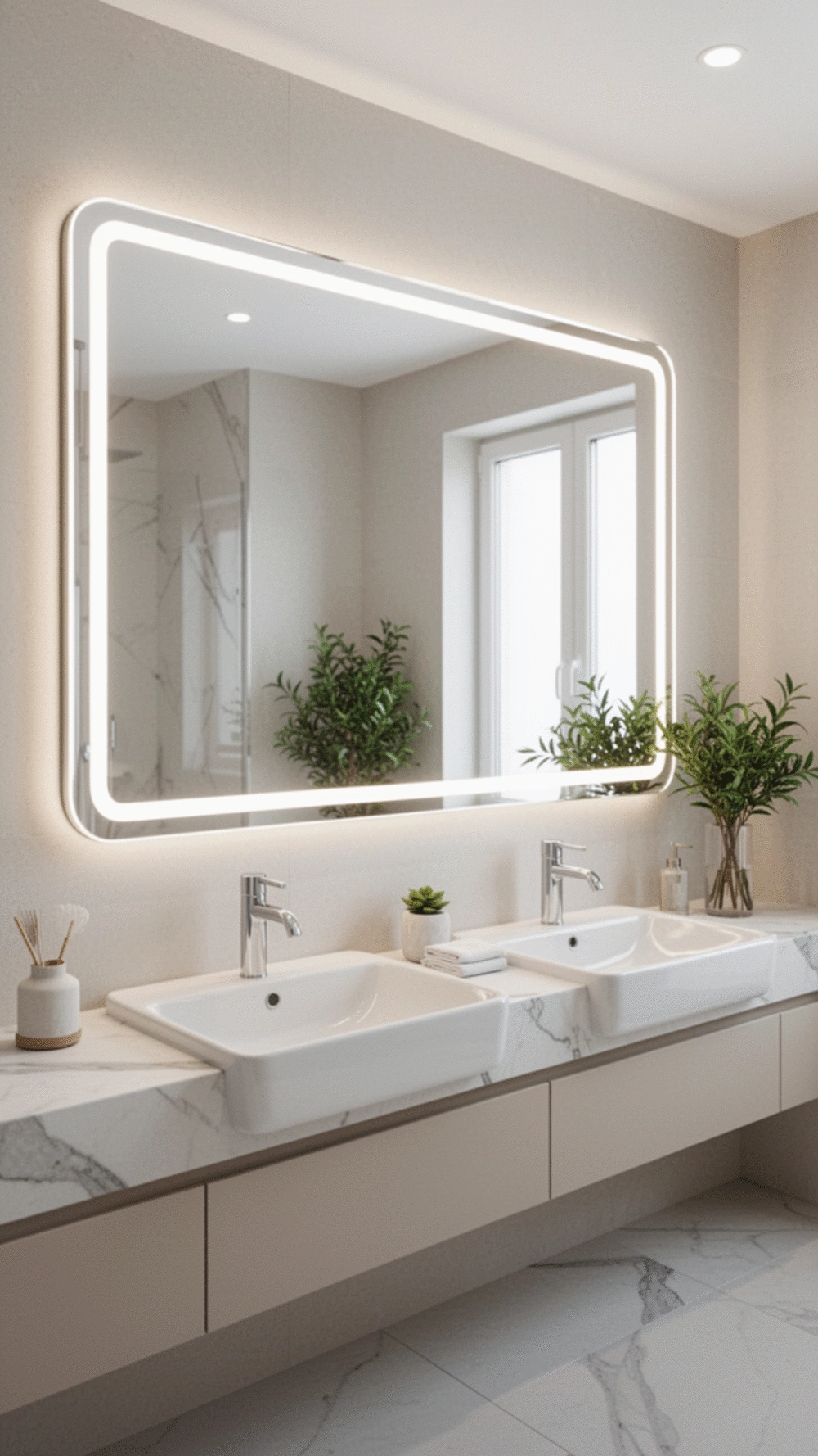 Modern LED Mirrors for a Bright and Functional Bathroom