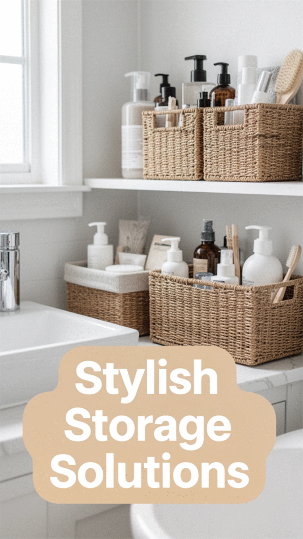 Maximize Storage with Style: Essential Tips for a Calm Bathroom