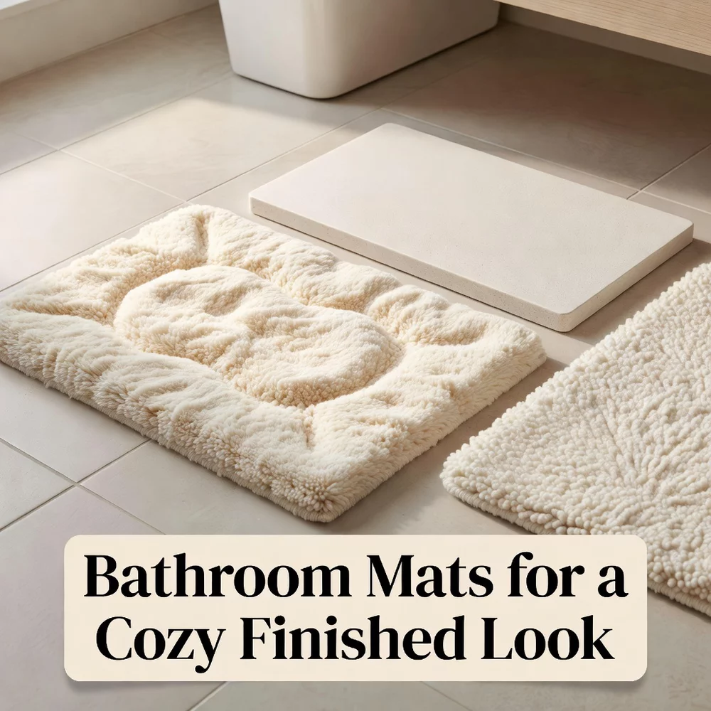 Bathroom Mats for a Cozy Finished Look