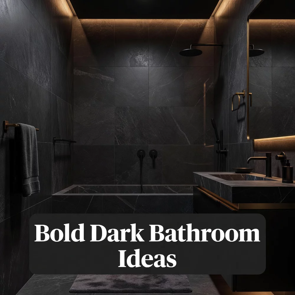 Bold Dark Bathroom Ideas for Dramatic Luxury