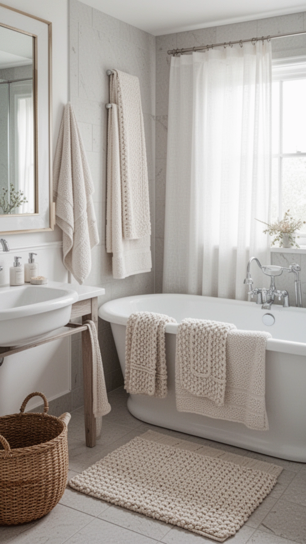 Transform Your Bathroom with Cozy Textile Layers for Ultimate Comfort