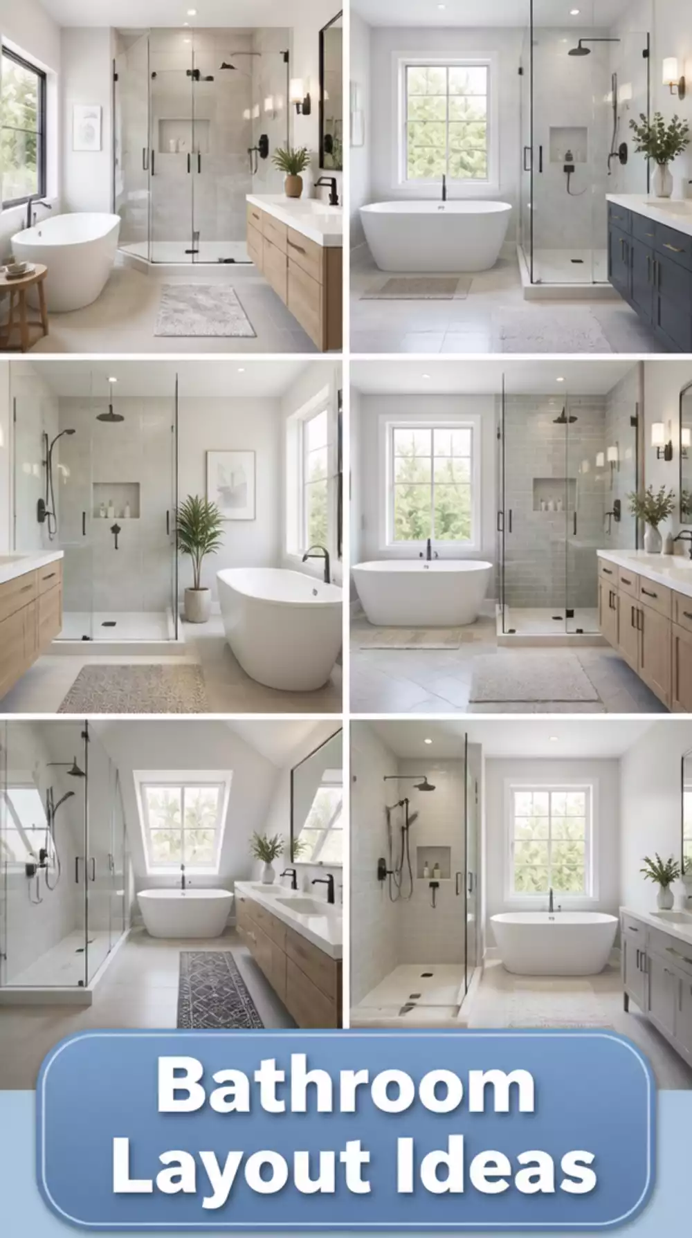 The One Layout Trick That Makes a Bathroom Tub and Shower Feel Intentional