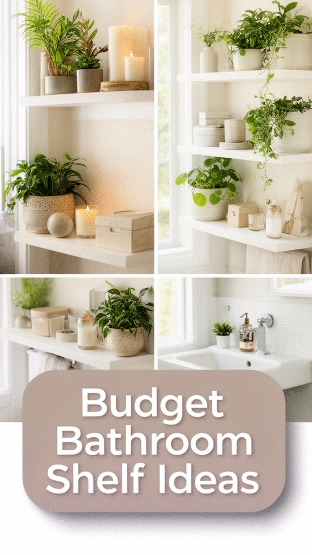The Guest Bathroom Shelf Styling Trick That Makes a Budget Room Feel Boutique
