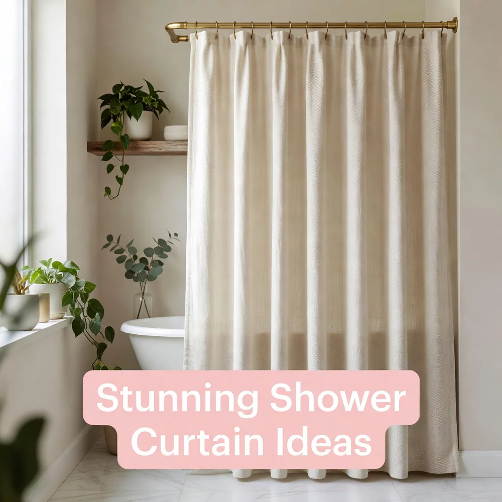 Stunning Shower Curtain Ideas for Luxurious Bathrooms