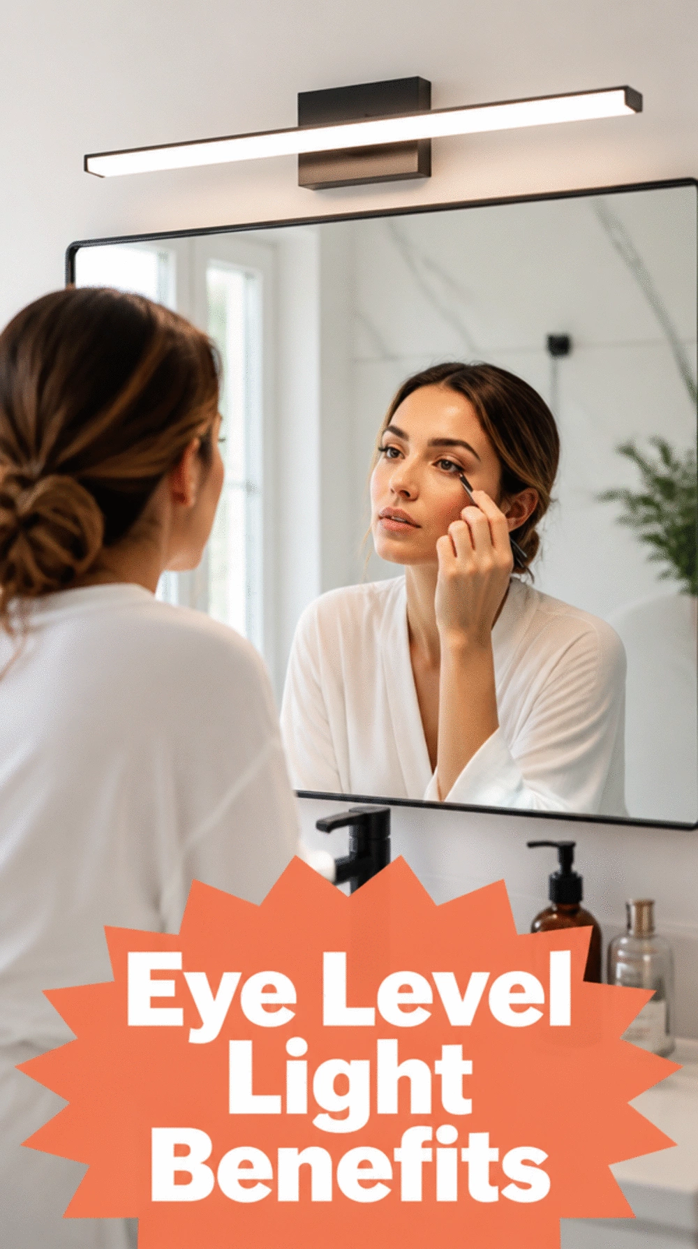 Why a Bathroom Vanity Light Bar Placed at Eye Level Works Better Than Overhead