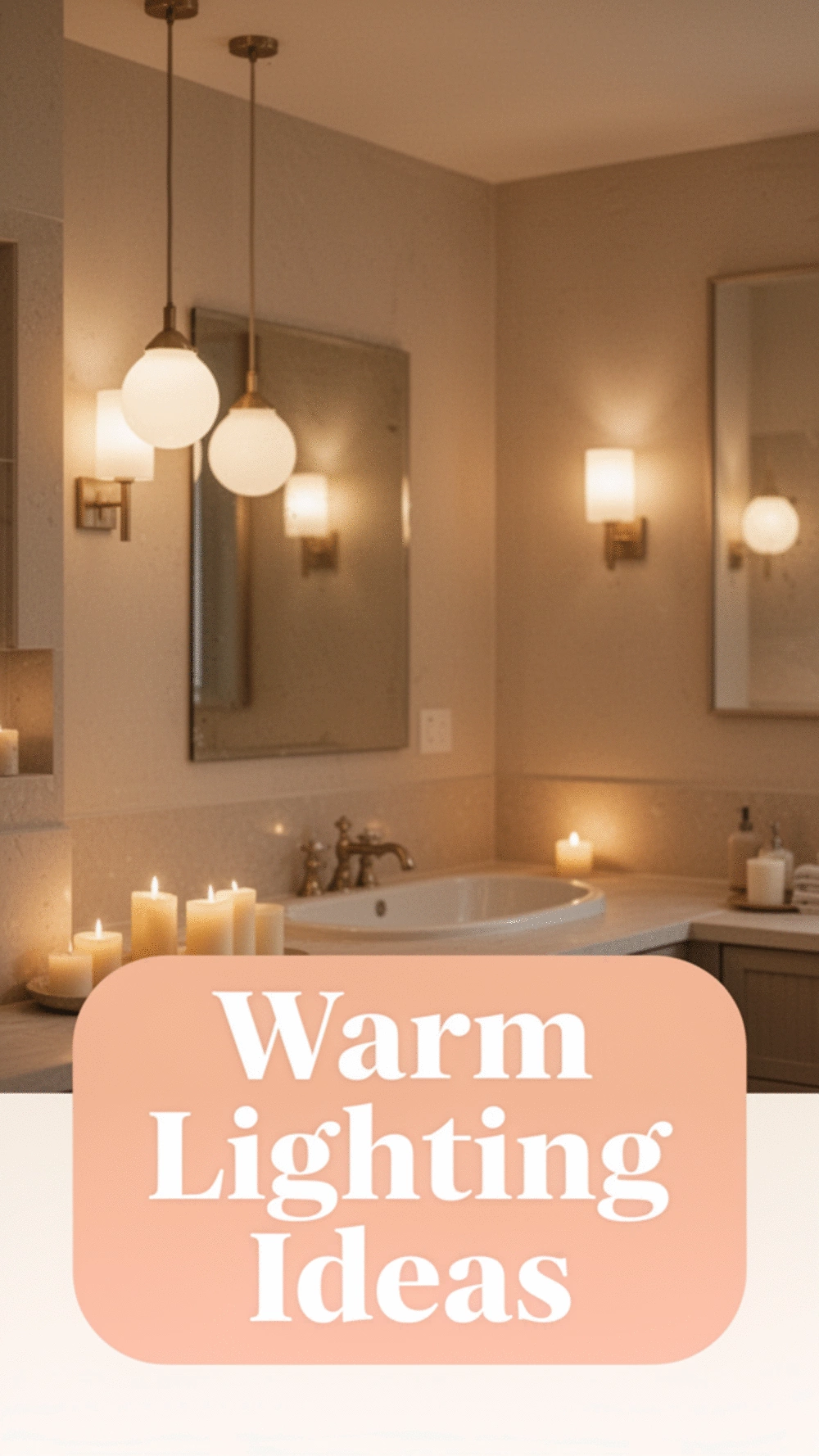 Transform Your Bathroom with Warm Ambient Lighting Ideas