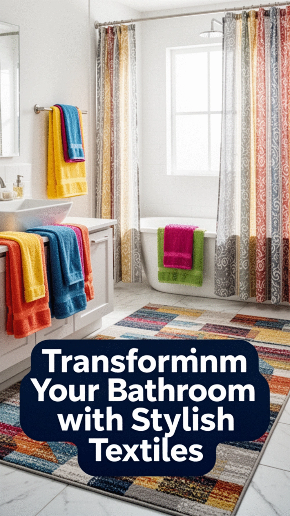 Transform Your Small Bathroom with Eye-Catching Textiles
