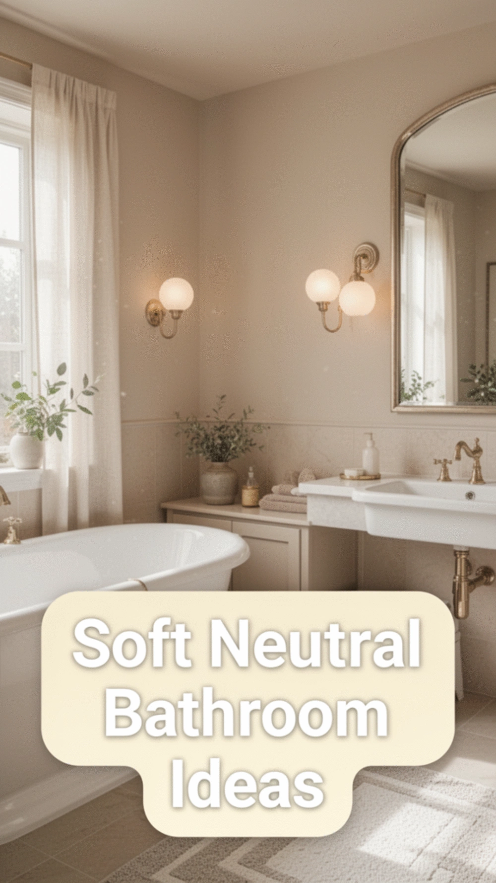 Soft Neutral Bathroom Decor Ideas for a Calming Vibe