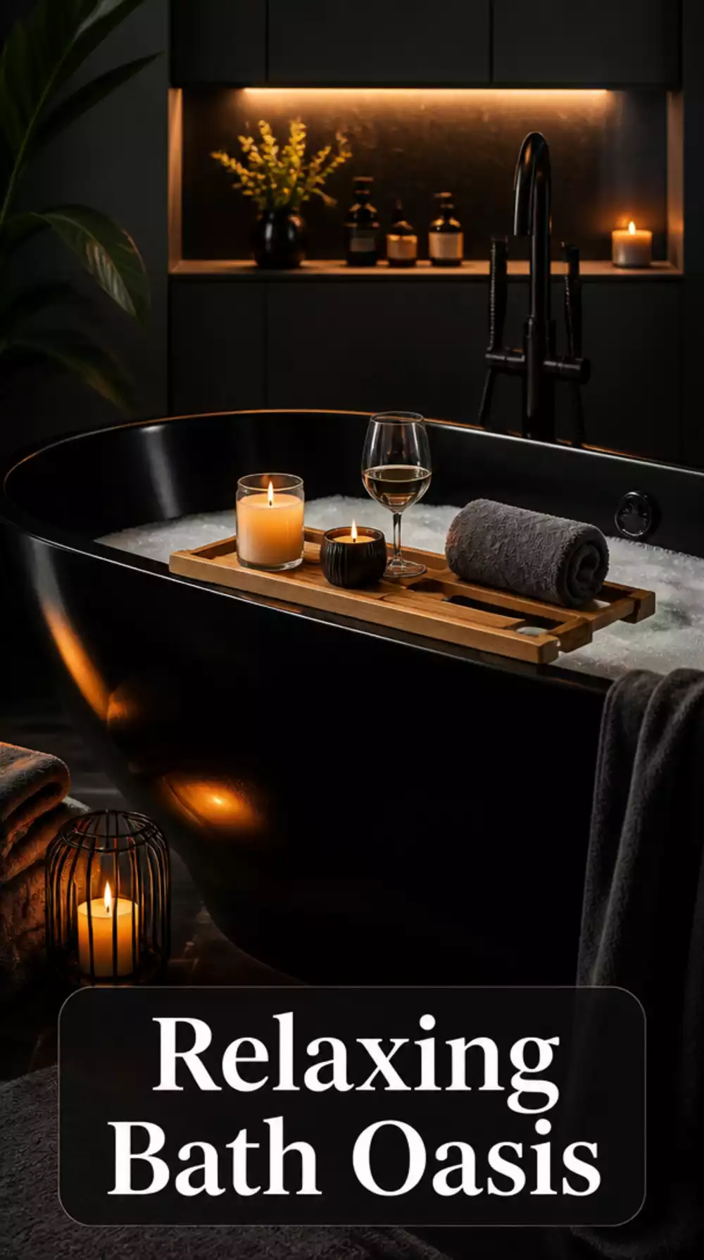 Bathroom Black Freestanding Tub That Makes a Moody Space Unforgettable