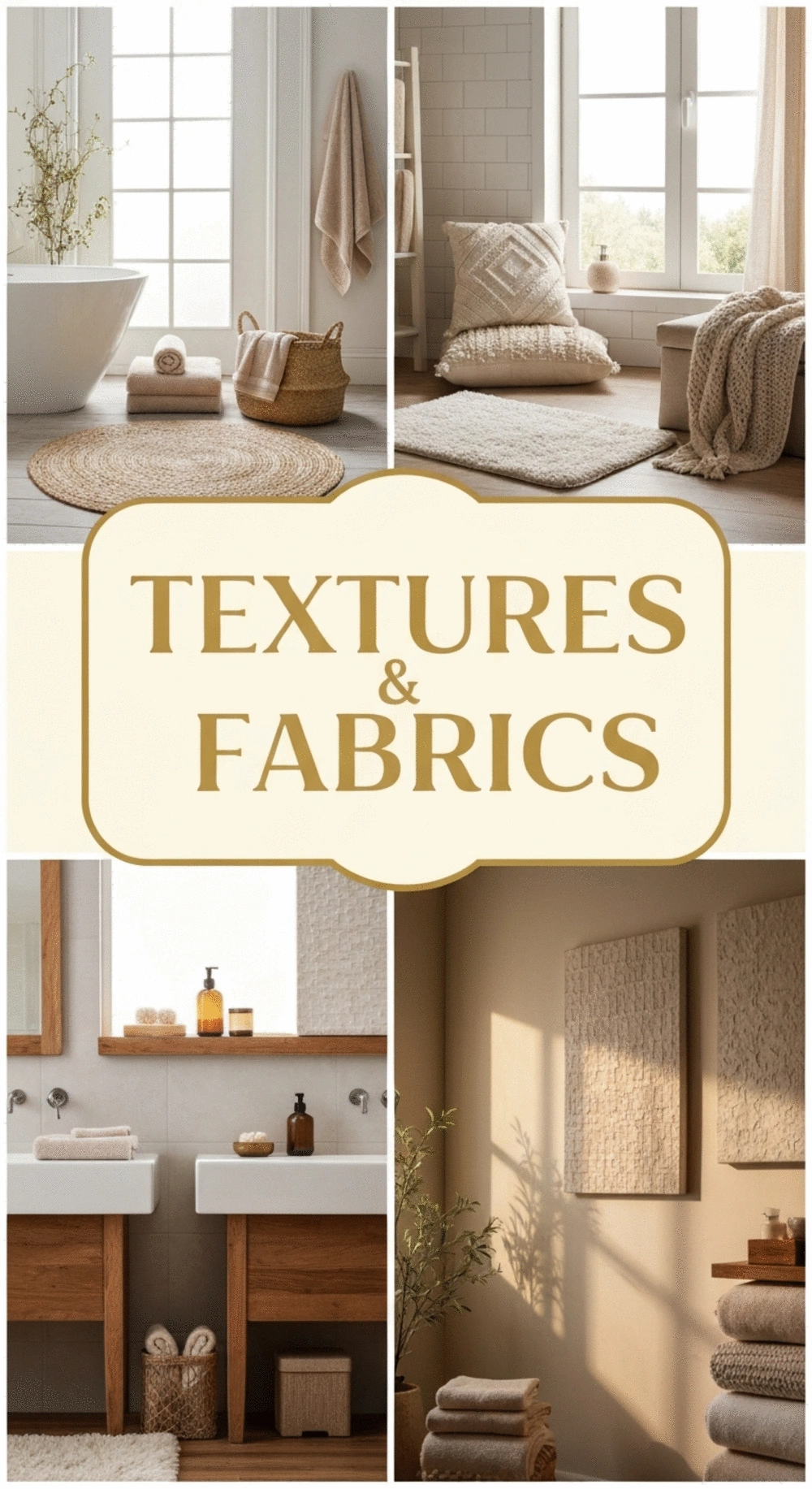 How to Use Textures and Fabrics to Add Warmth to Your Bathroom Relax Space