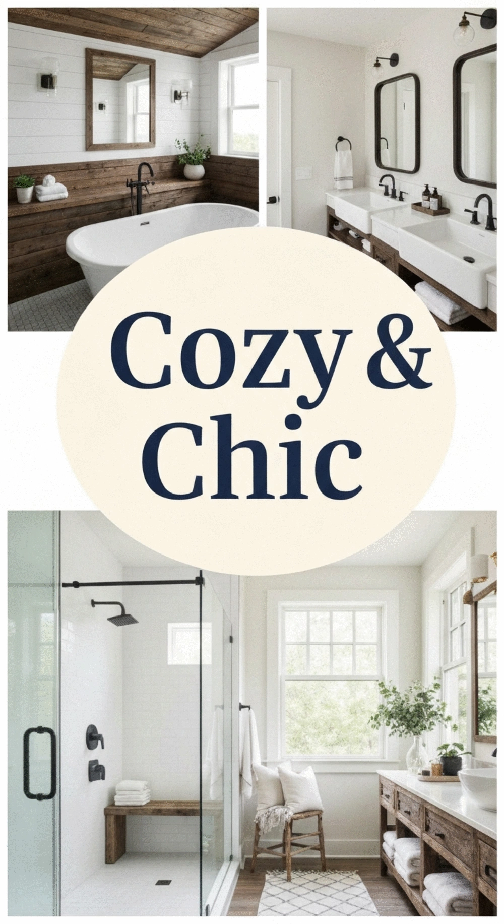 Creating a Modern Farmhouse Relax Bathroom: Cozy Meets Chic