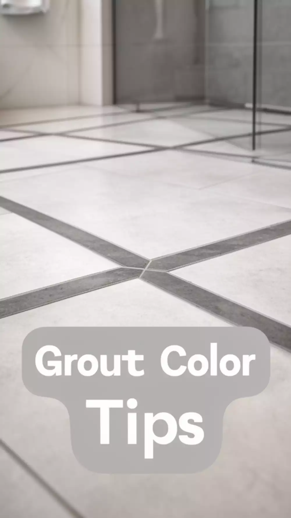 The Bathroom Grout Color Trick That Makes Floor Tile Look More Expensive