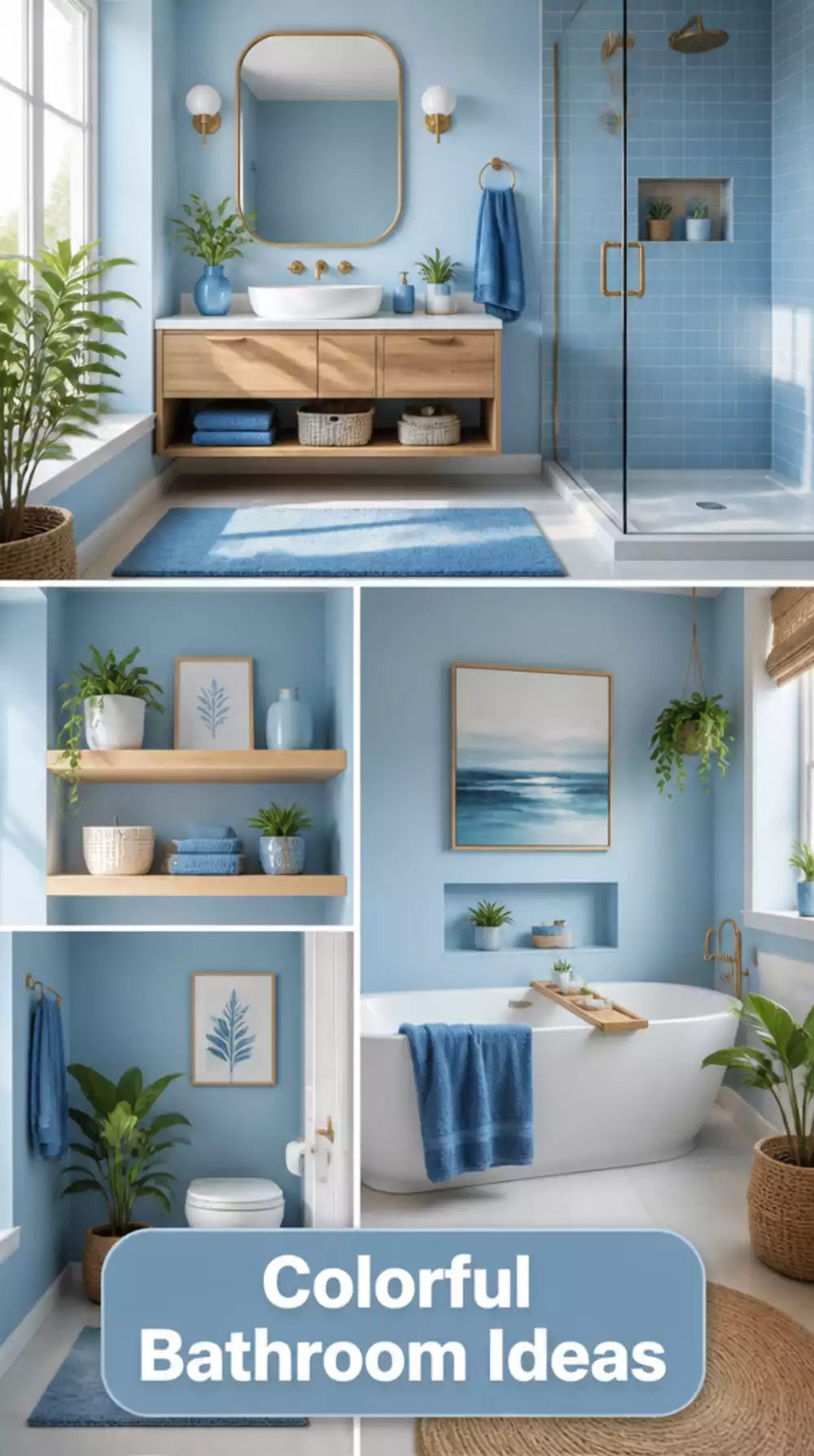 The Studio Bathroom Single Colour Trick That Makes One Room Feel Like Two