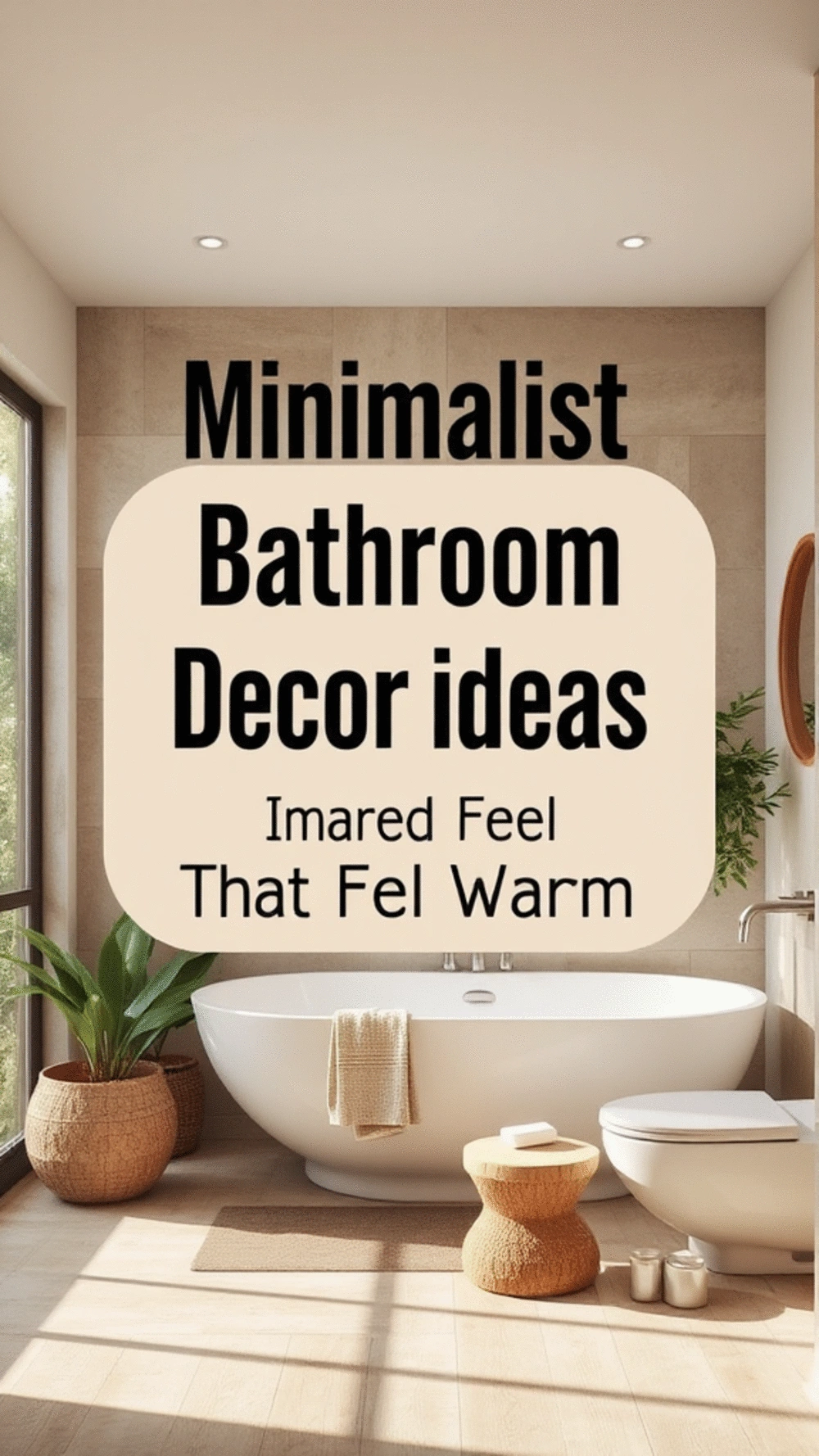 Minimalist Bathroom Decor Ideas That Feel Warm