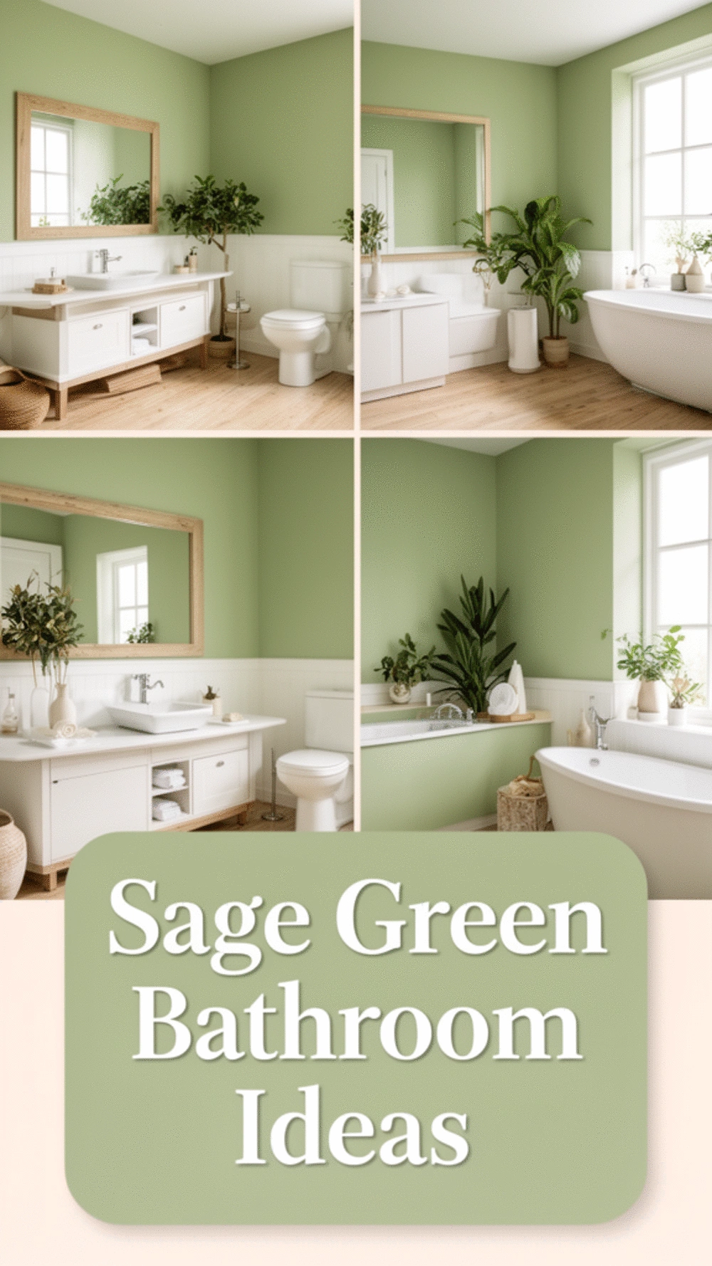 Bathroom Sage Green Paint in a Satin Finish That Handles Steam and Humidity