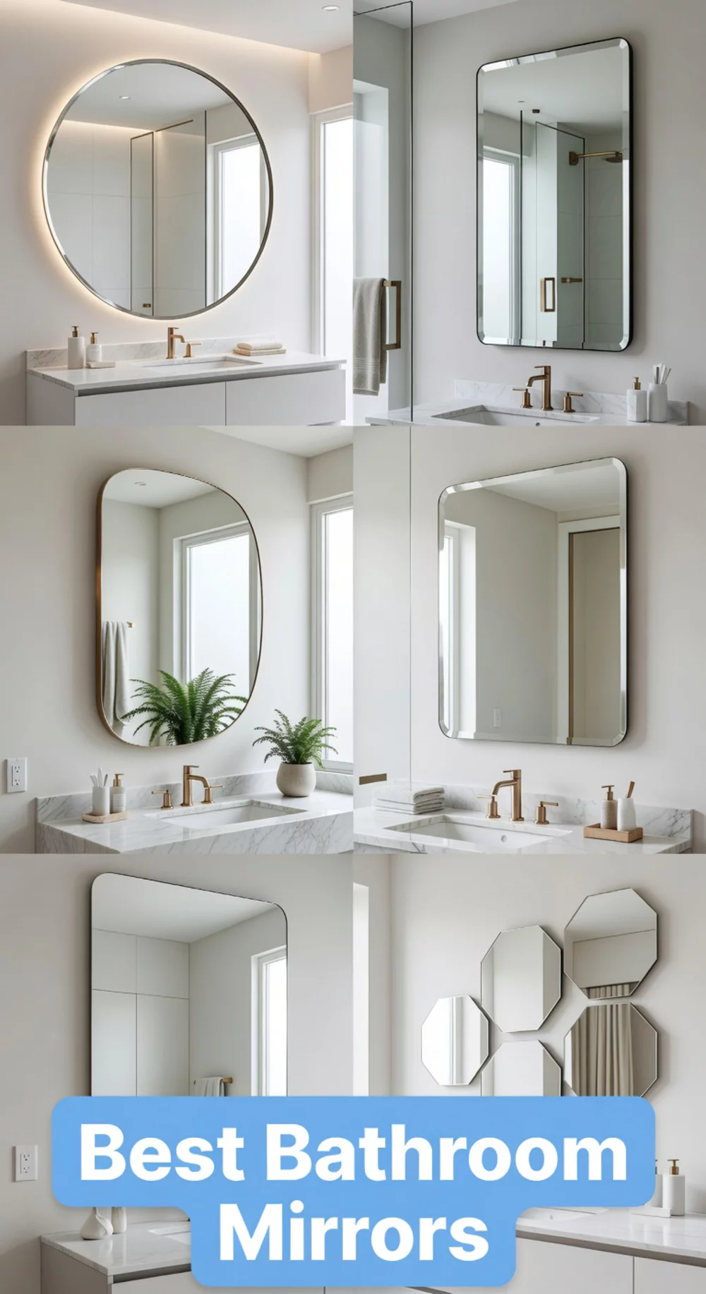The Bathroom Adhesive Wall Mirror That Makes an Apartment Feel Bigger
