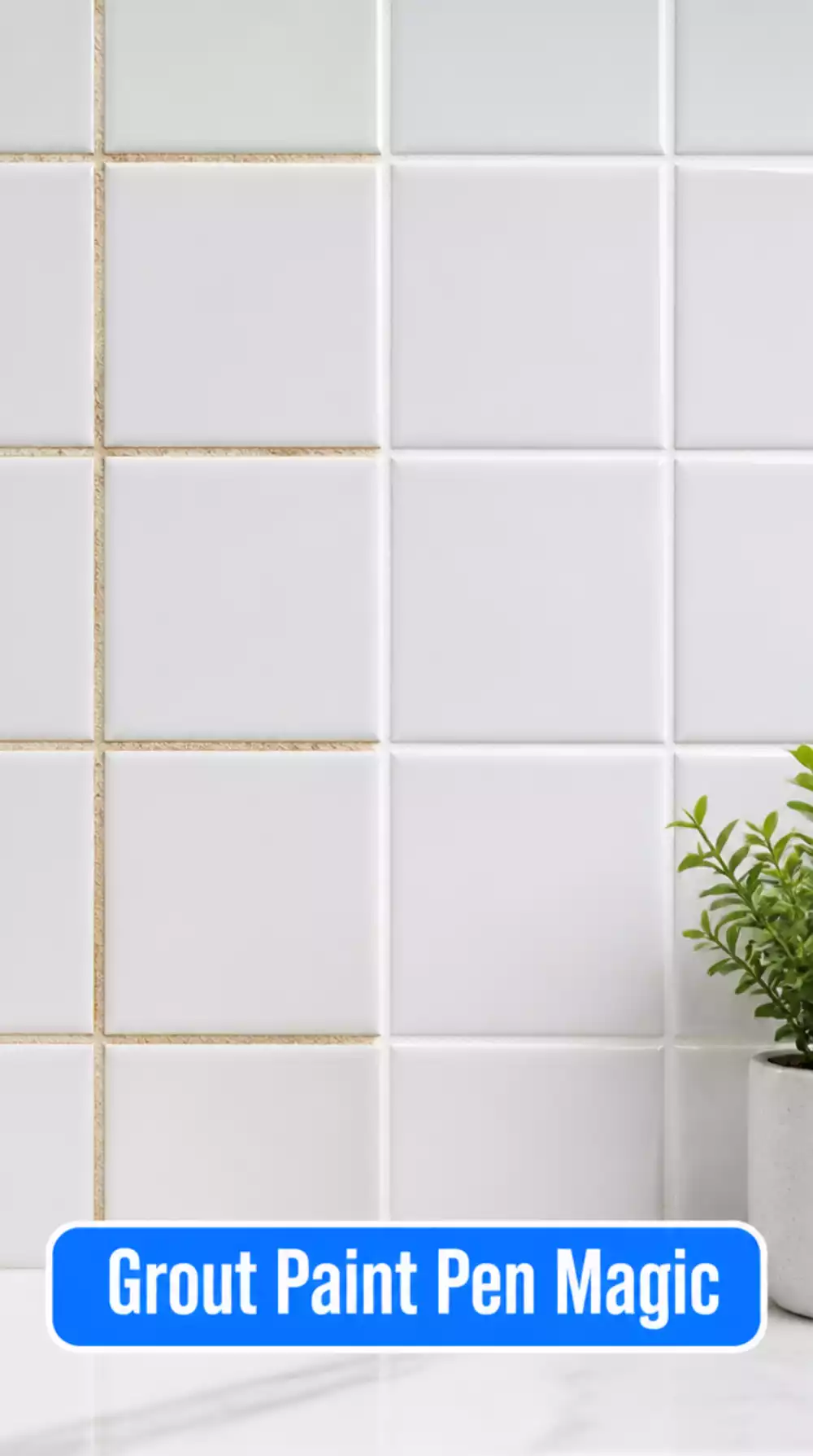 The Bathroom Grout Paint Pen That Makes Old Tile Look Brand New