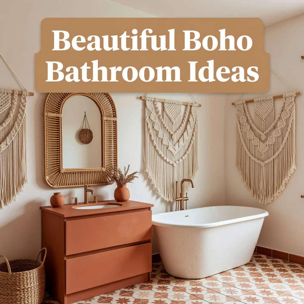 Beautiful Boho Bathroom Ideas for a Warm Space