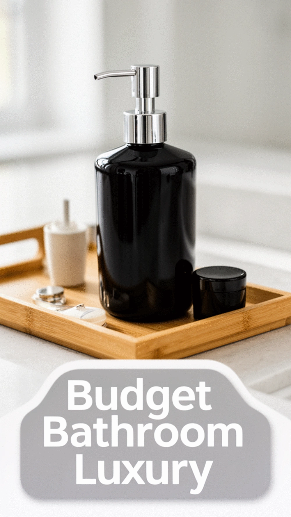 The Bathroom Refillable Lotion Pump That Makes a Budget Shelf Look Expensive