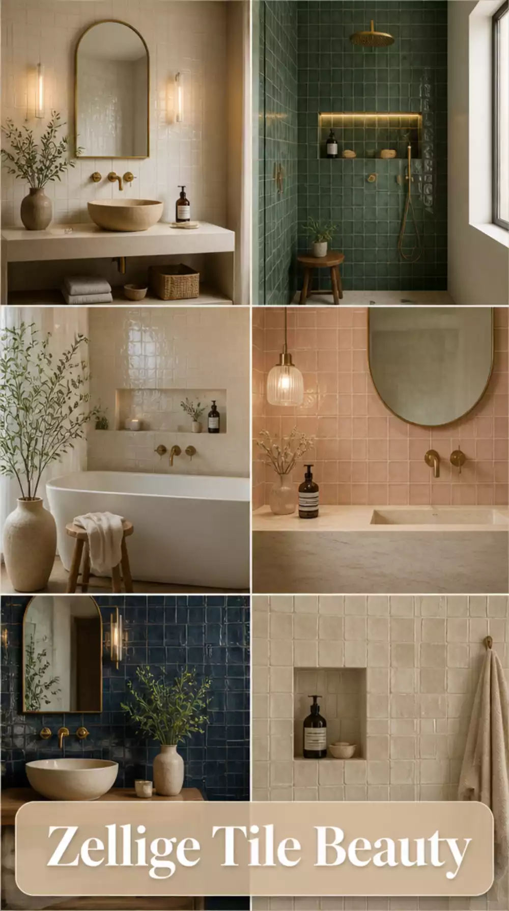 Why Bathroom Zellige Tile Is the One Material That Always Looks Better in Person