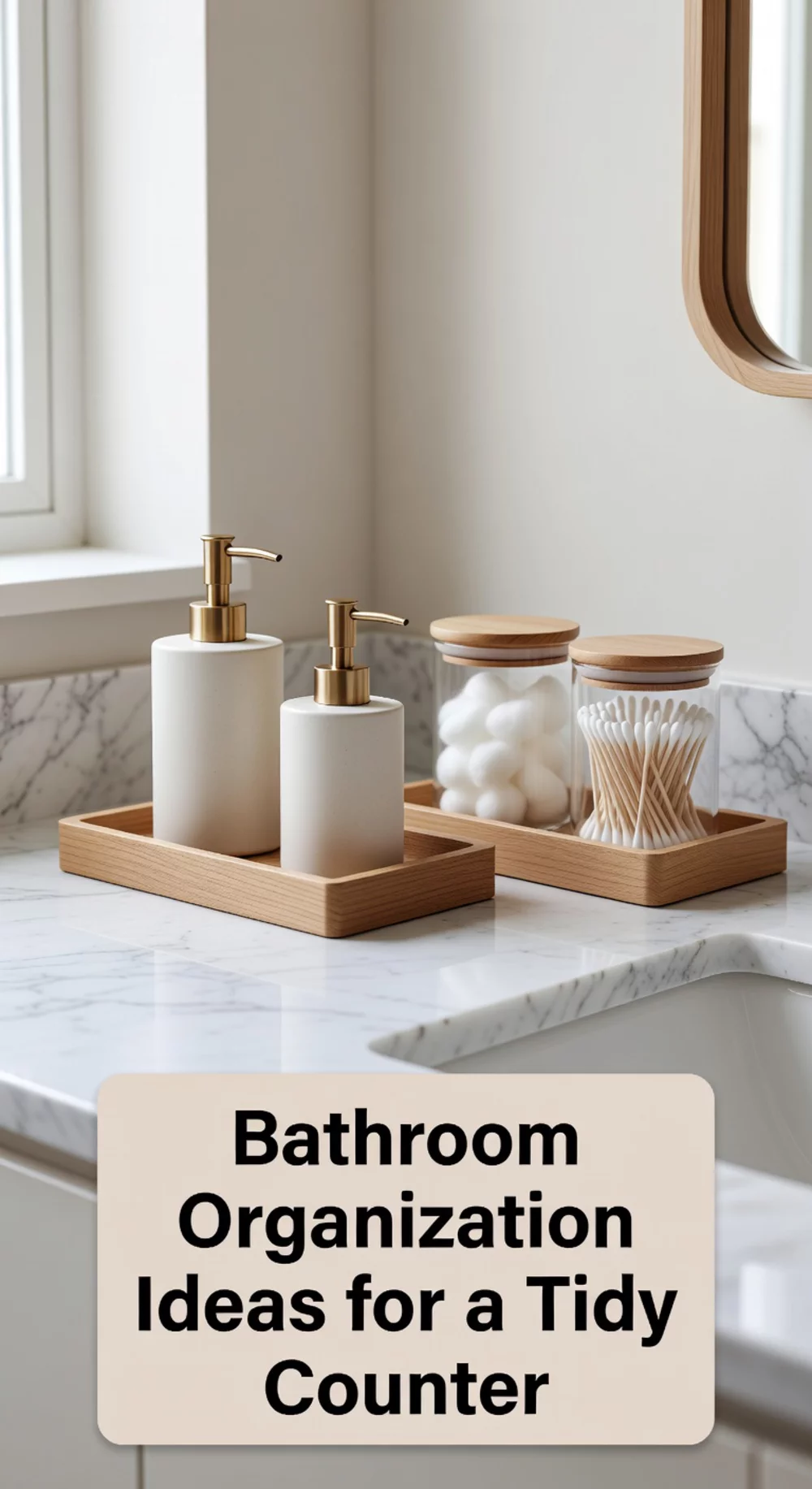 Bathroom Organization Ideas for a Tidy Counter