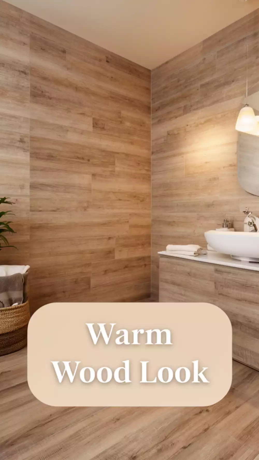 Bathroom Porcelain Wood-Effect Floor Tile That Adds Warmth Without Warping