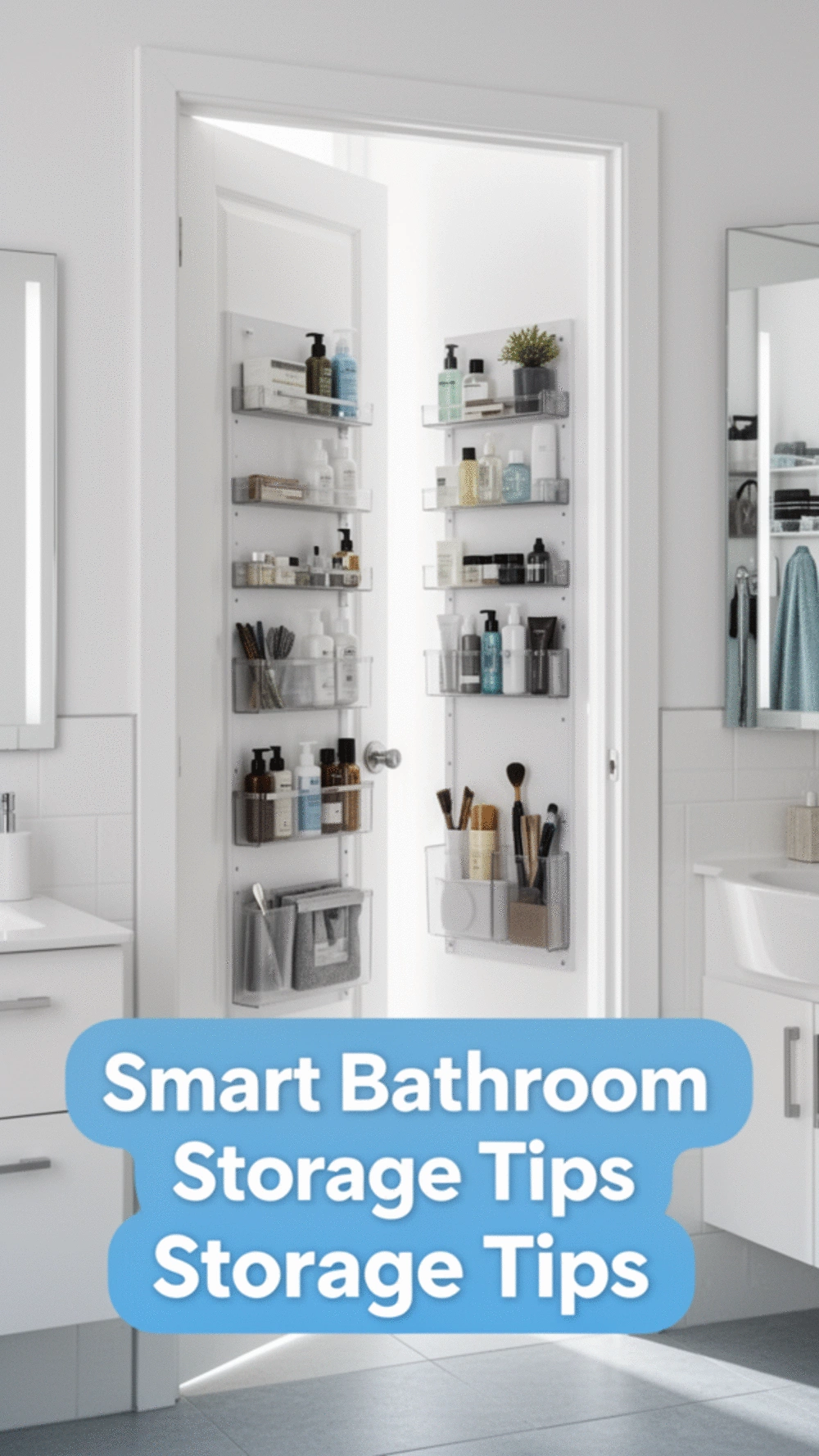 Maximize Your Bathroom with Smart Door and Wall Storage Solutions