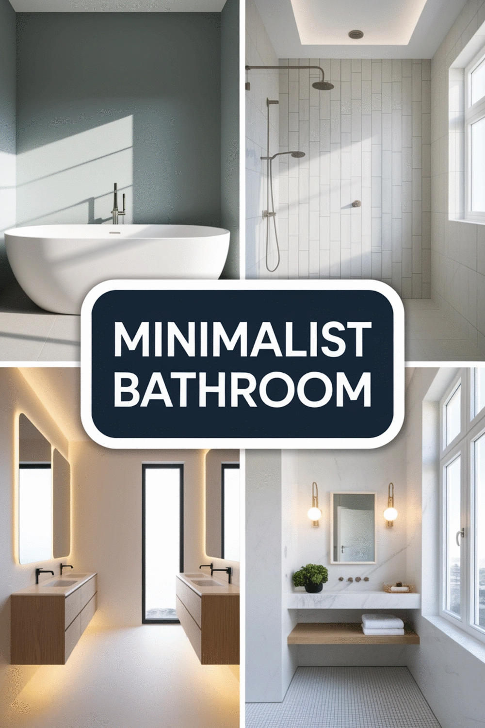 Minimalist Bathroom Design Ideas for a Clutter-Free Relaxing Space